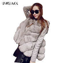 Новая брендовая шуба из искусственного меха для женщин размера плюс fausse fourrure белая куртка из искусственного меха женская теплая накидка из искусственного меха жилет для женщин TB809