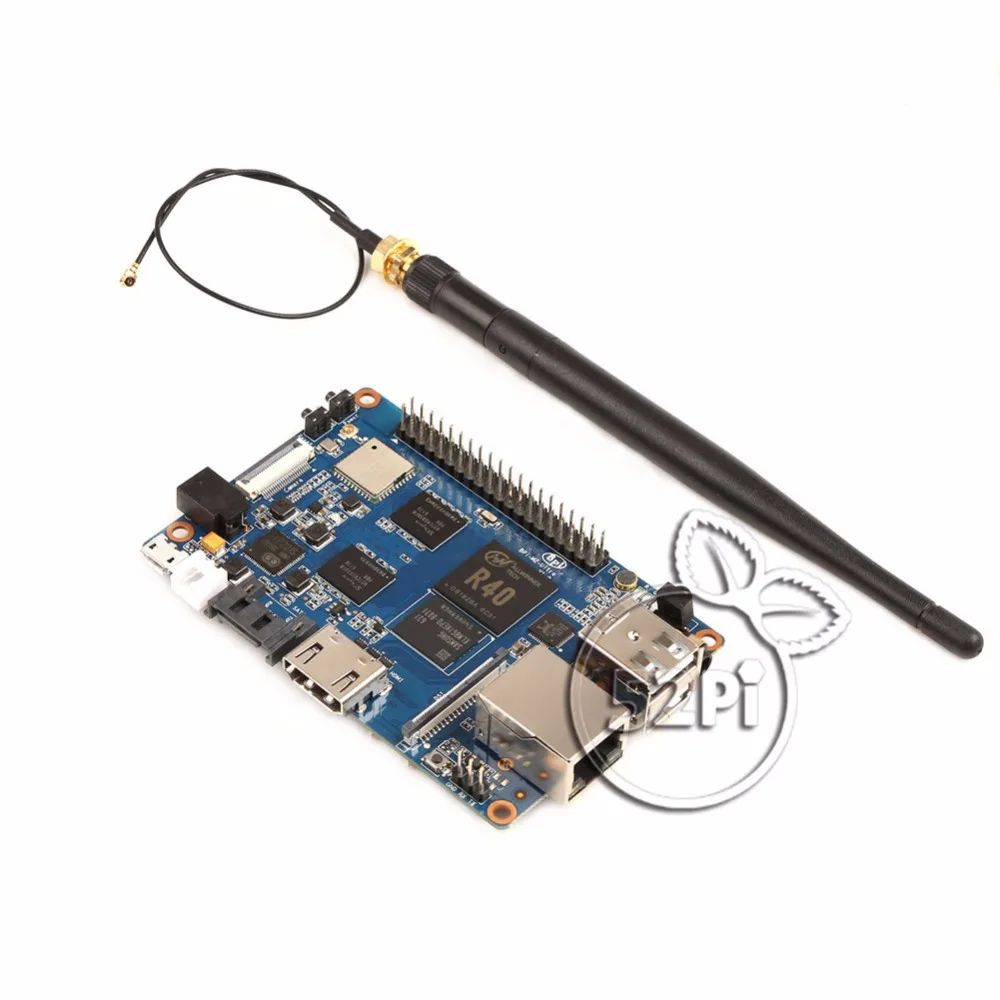 Умная док станция Banana Pi M2U четырёхъядерный процессор R40 2 Гб ОЗУ SATA Wi Fi Bluetooth 8 eMMC