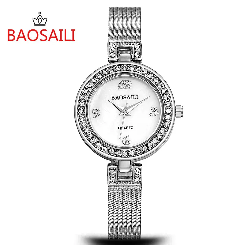 Prix pour BSL988 BAOSAILI Célèbre Marque Quartz Femmes Montres Diamant Horloge Bracelet Dames Robe Or Montre-Bracelet femelle Prix pour BSL988 BAOSAILI Célèbre Marque Quartz Femmes Montres Diamant Horloge Bracelet Dames Robe Or Montre-Bracelet femelle