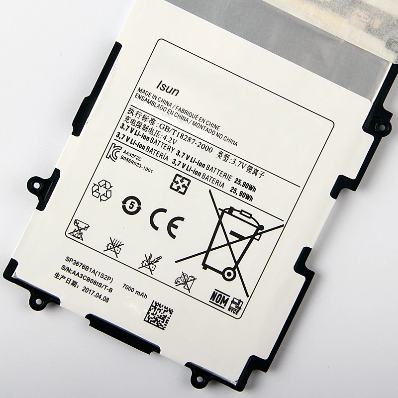 Оригинальное качество 7000mA батарея SP3676B1A для samsung Galaxy Tab Note 10,1 N8000 N8010 N8020 P7510 P7500 замена батареи