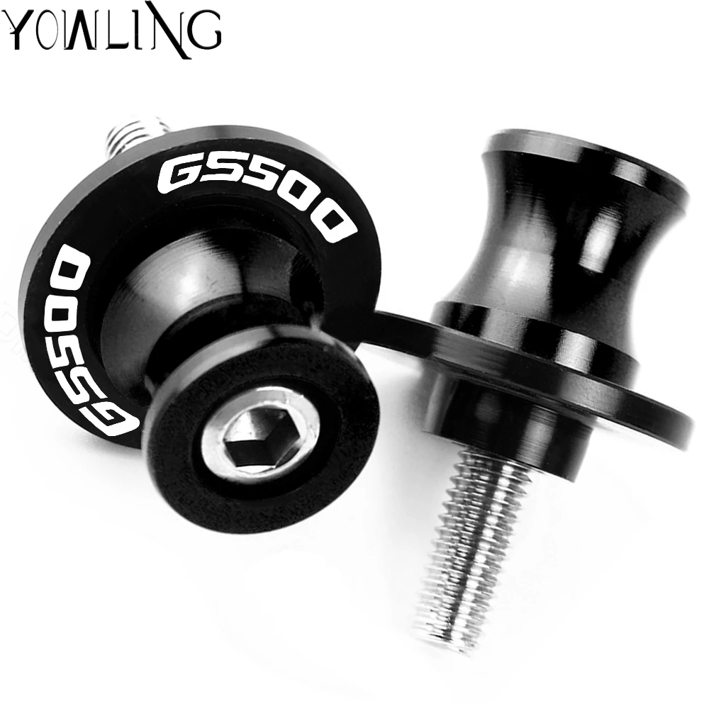 

8mm Swingarm Stand Screws CNC Motorcycle Frame Stands Swing Arm Spools Sliders For suzuki GS500 1990 1991 1992 1993 1989-2008