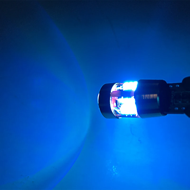 Светодиодный T10 4014 27 SMD белый/кристально синий/красный/розовый W5W 12 В Canbus боковой