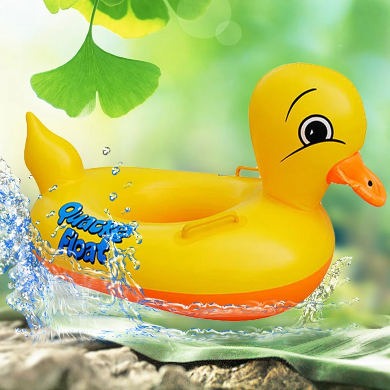 Epaississement Piscine Infantile Siege Anneau Jaune Canard Conception Bebe Vie Bouee Siege Enfant Anneau Flottant Avec Poignee Aliexpress