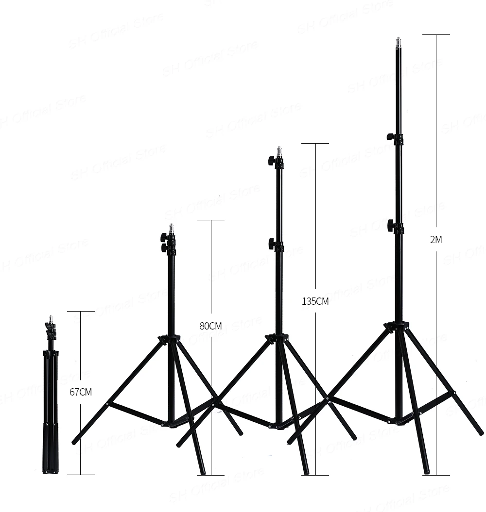 Профессиональный Регулируемый 2 м(79in) светильник штатив с 1/4 головкой винта для фотостудии вспышки фотографический светильник ing софтбокс