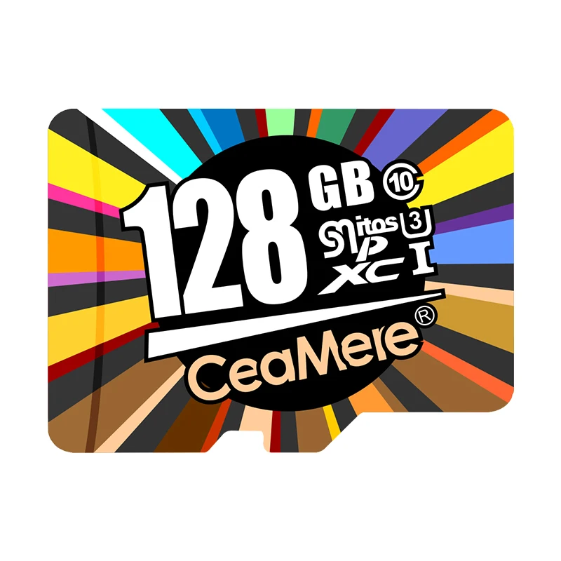 CeaMere Micro SD Card  Class10 UHS-1 8GB Class6 16GB/32GB U1 64GB/128GB/256GB U3 Memory Card Flash Memory Microsd for Smartphone