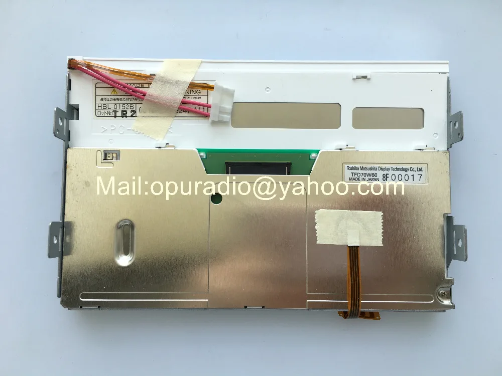 Оригинальный новый 7 дюймовый ЖК дисплей TFD70W60 с сенсорным экраном Панель для