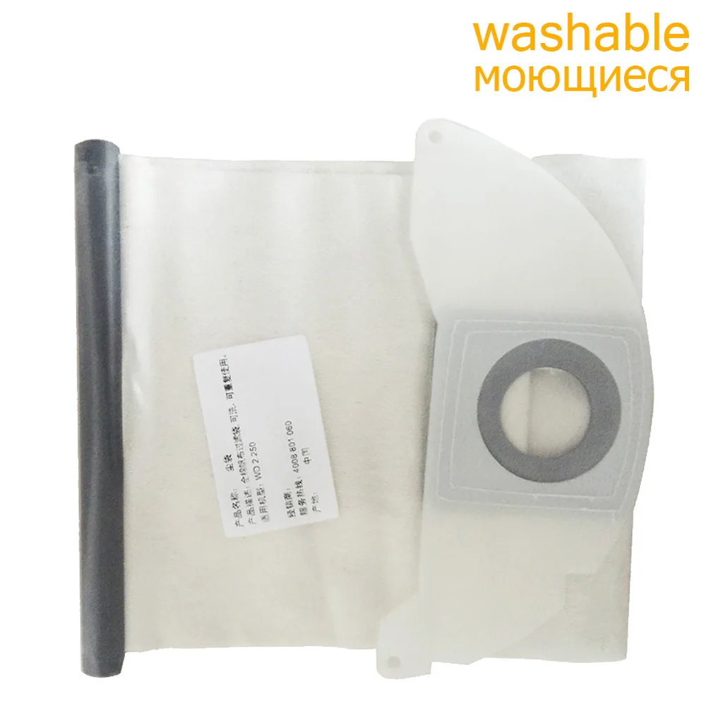 Vacuum Cleaner Washable Bags Cloth Dust Bag Replacement for Karcher WD2.250  6.904 322 WD2200 A2004 A2054 2101 A2024|dust bag|for karchercleaner vacuum  bag - AliExpress