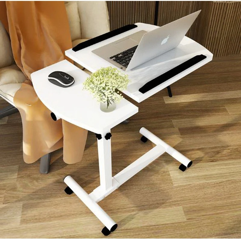 250302/домашняя кровать с простой стол/стойка для смартфона ноутбук стол/складной, для мобильного небольшой стол/переносной PU ролик