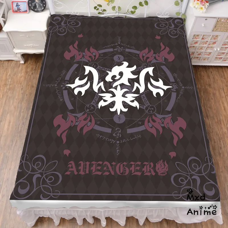 

Japanese Anime fate grand order Alter Bed sheet Throw Blanket Bedding Coverlet Cosplay Gifts Flat Sheet cd015