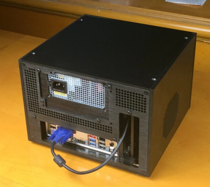 Точность ЧПУ BZ06-D Алюминиевый мини-ITX компьютерное шасси