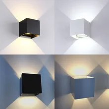 Декоративный уличный IP65 Настенный светильник современный водонепроницаемый светодиодный настенный светильник для помещений бра декоративный светильник ing крыльцо садовый кронштейн светильник