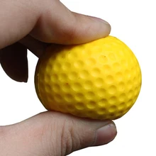 Indoor Golf Soft PU Elastic Training Balls Colorful sponge Golf Balls