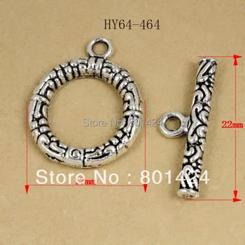 

Tibetan Silver Toggle Clasps Jewellery Findings free shipping 25 set 64-464