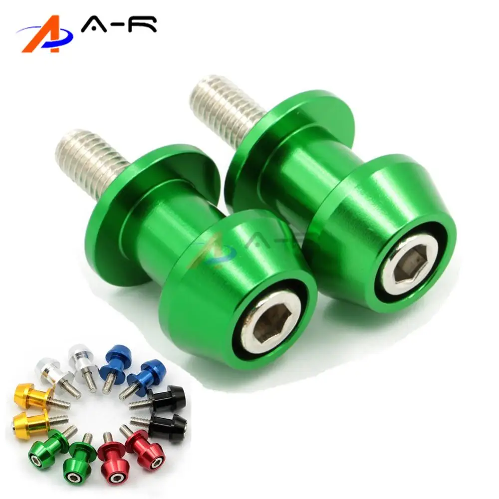 

6MM CNC Swingarm Spools Sliders Stands Bobbins for Yamaha MT-03 MT03 2006 - 2012 MT-09 FZ-09 2014 2015 MT-09 Tracer 2014 2015