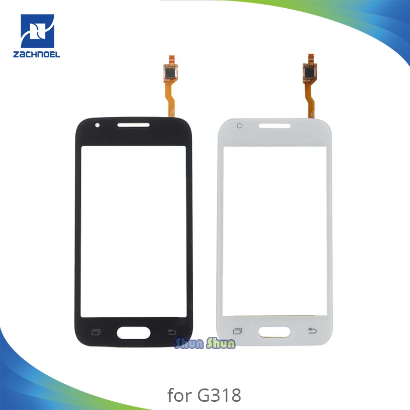 

4.0" for Samsung Galaxy SM-G318H G318h G318 Touch Screen Digitizer Sensor Front Glass Lens Panel Black White Replacement Parts