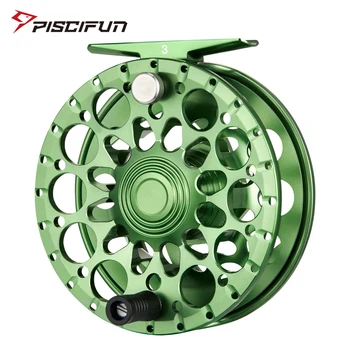 شراءبكرة ذبابة من Piscifun موديل 5/6 7/8 9/10 محكمة الغلق بالكامل بسحب يتم تشكيله باستخدام الحاسب الآلي مصنوعة من خليط من خليط الألومنيوم واليد اليمنى وال...