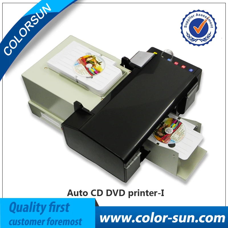Automatic L800 CD DVD printer PVC card printer with 51pcs tray in