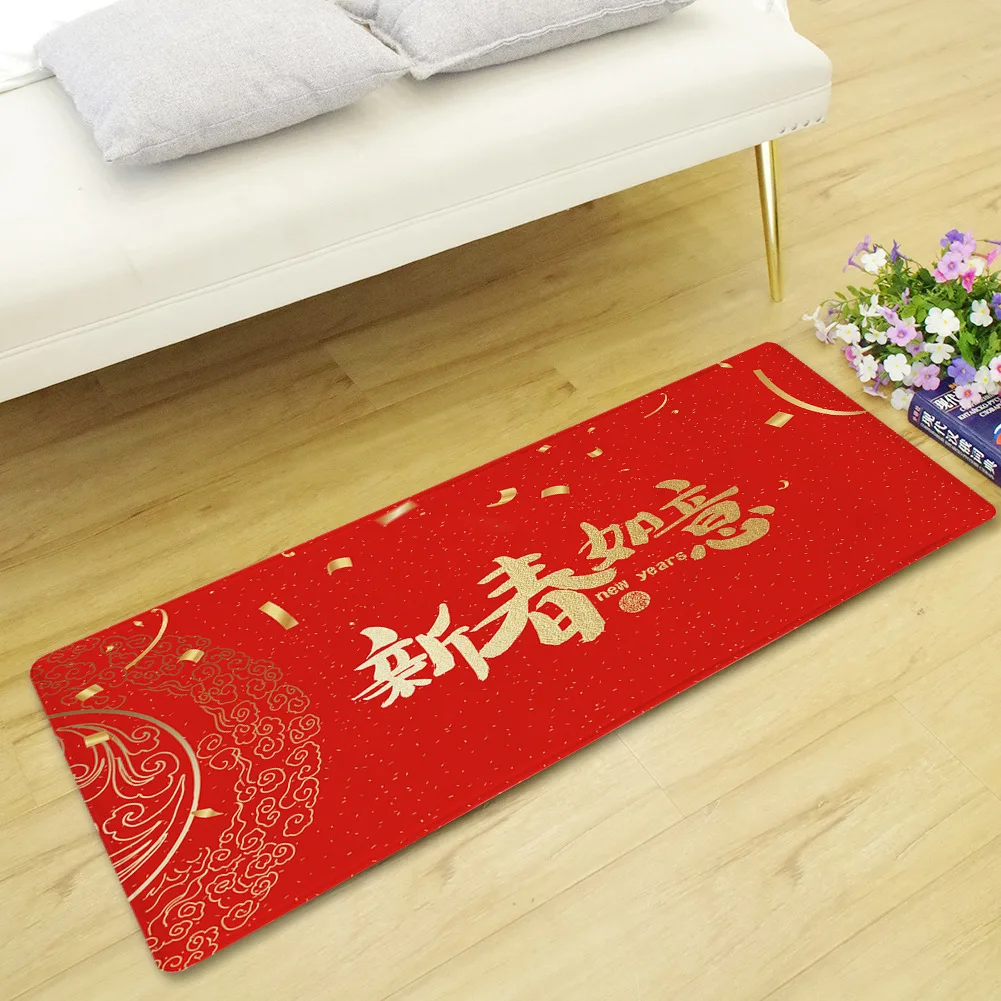 Joyous Традиционный китайский Печатный домашний Добро пожаловать ковер Восточный домашний декор походный матрац для входной двери кухонные рождественские коврики