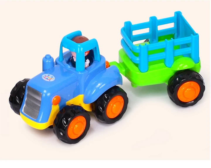 HOLA 326A+ 326B Мультяшные Детские бульдозеры, Игрушечная модель автомобиля, детские игрушки, развивающие игрушки, креативные инженерные транспортные средства