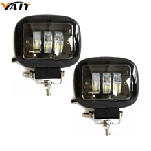 5 Polegada led trabalho barra de luz 6000 k feixe de inundação branco para carro 4x4 offroad caminhão barco uaz atv 12 v 24 v 6d lente luzes condução