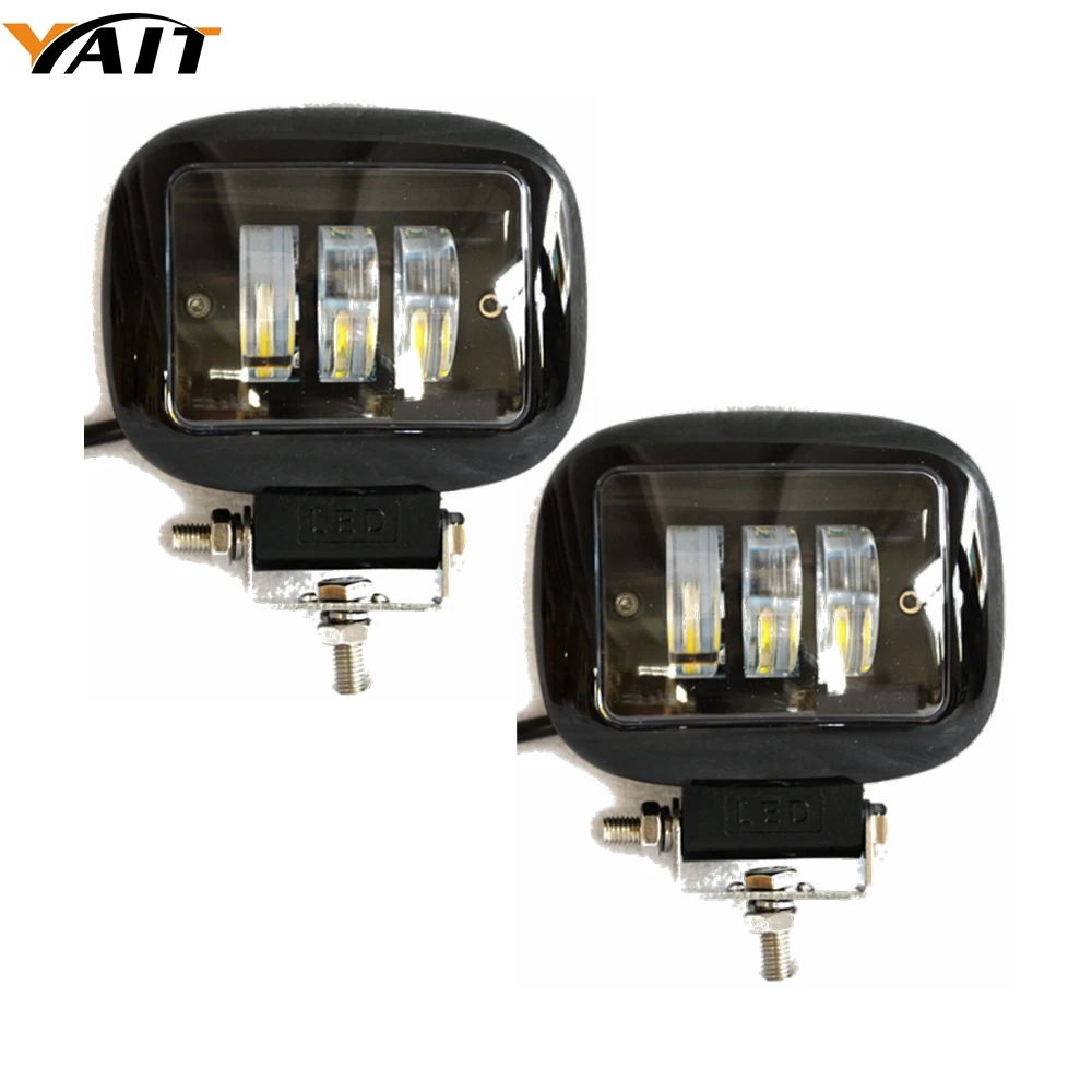 Ceny Yait 2 sztuk 4.5 cal 30W reflektor samochodowy LED światło robocze dla OFF ROAD 4X4 4WD ATV UTV SUV jazdy lampy przeciwmgielne reflektory