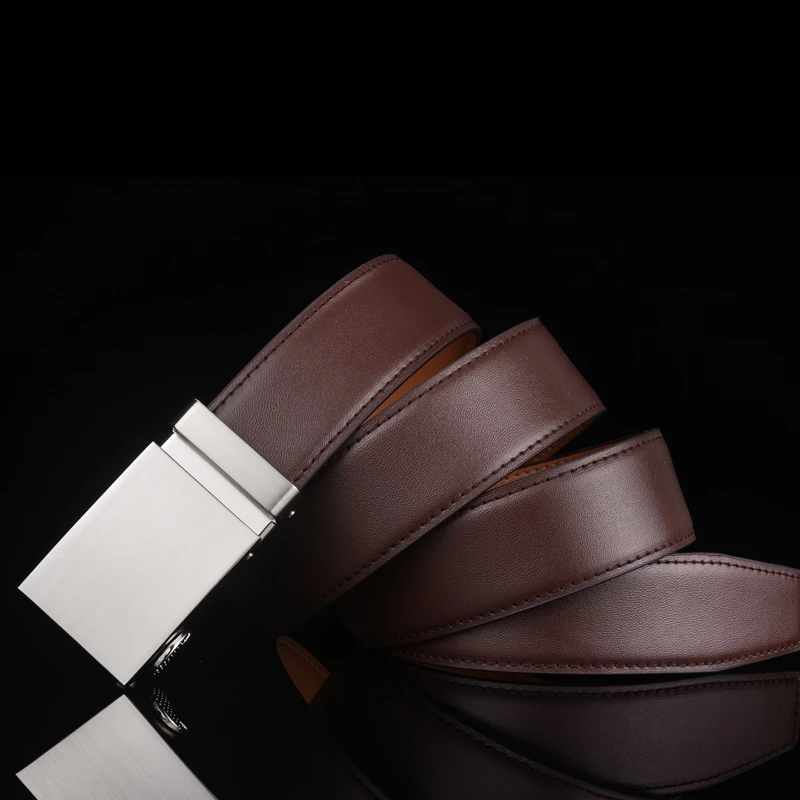 Plyesxale дизайнерские ремни мужчин высокого качества Роскошный автоматический пряжка Коускин пояс мужской ремень классический кожаный пояс Формальные G49