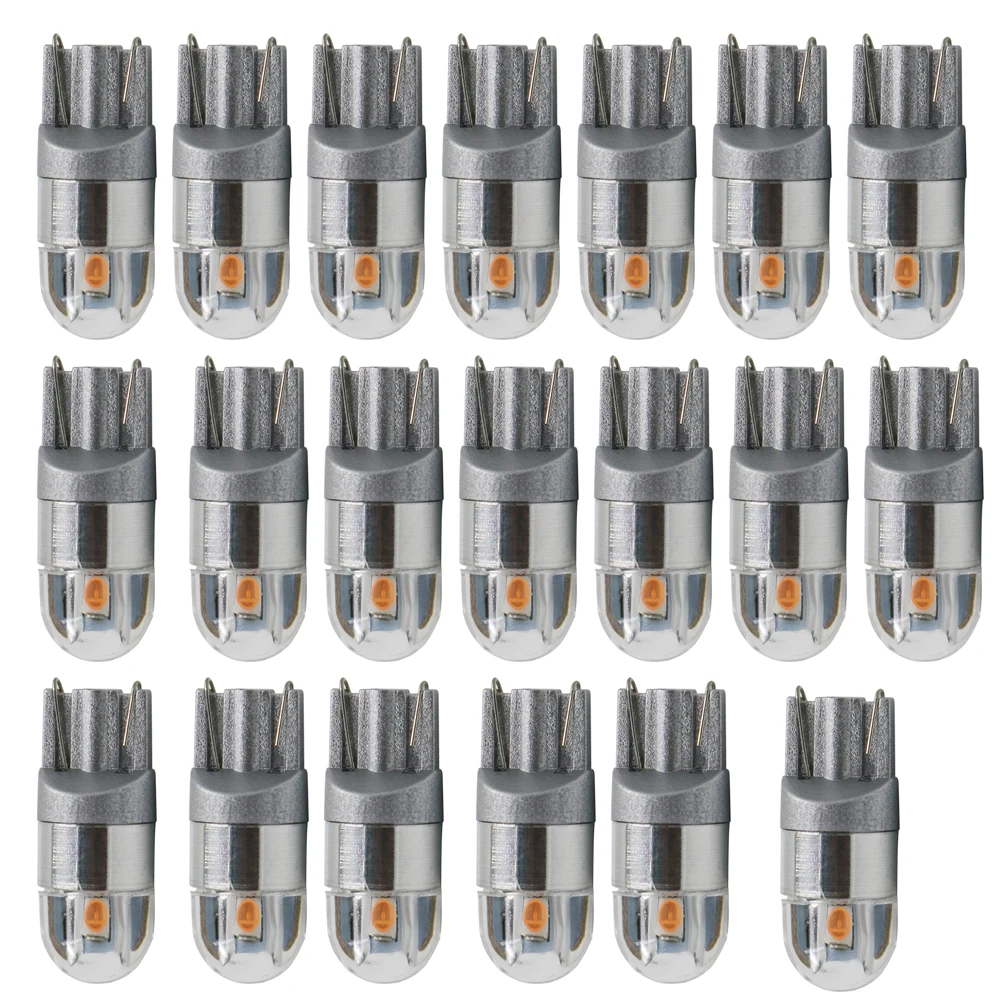 YSY 30PCS High Quality T10 W5W 3030 LED Car Marker Lamp 168 WY5W SMD Auto Wedge Bulbs Red Blue Yellow 12V | Автомобили и