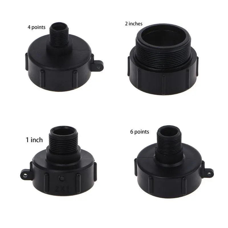 IBC Tank Adapter 60mm Garden Water Tap Hose Connector Fitting Tool 1" 1/2" 3/4" 