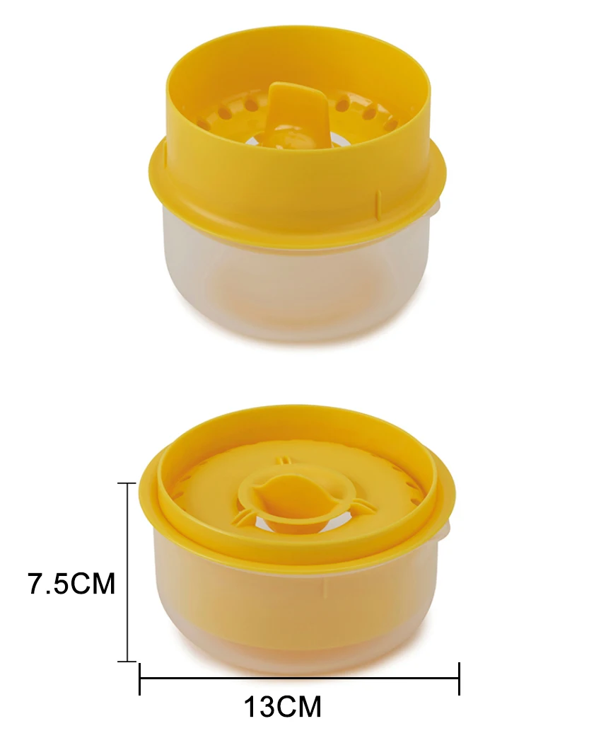 Разделитель желтка и белка пластиковые яйца делитель с коллекцией база инструменты для яиц гаджет кухонные аксессуары