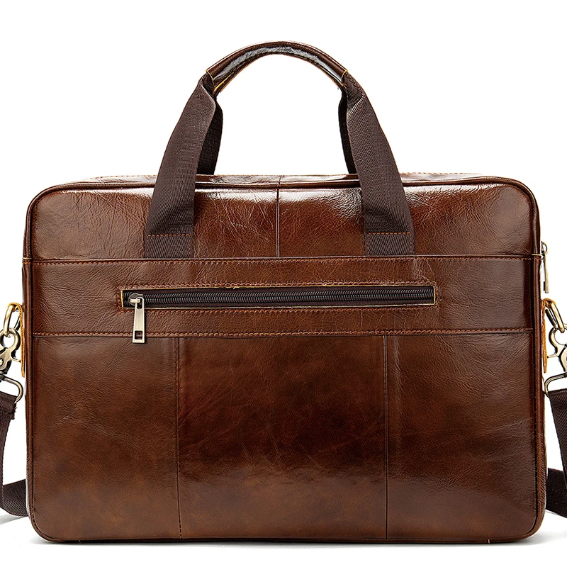 

Mva Bag Men's Genuine Leather Briefcase Male Man Laptop Bag Leather Shoulder / Messenger Bags For Men Business Men's Briefcases