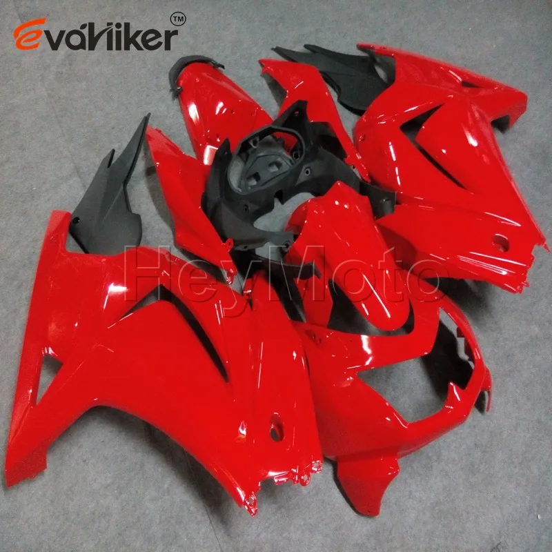 Custom Motorcycle cowl for ZX250R EX250 2008 2009 2010 2011 2012+Unpainted fairing+Botls+Injection mold red H3 Custom Motorcycle cowl for ZX250R EX250 2008 2009 2010 2011 2012+Unpainted fairing+Botls+Injection mold red H3