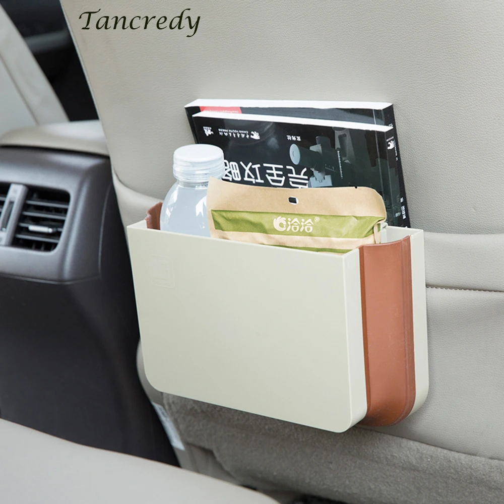 Buy New Car Trash Can Folding Seat Back Hanging for