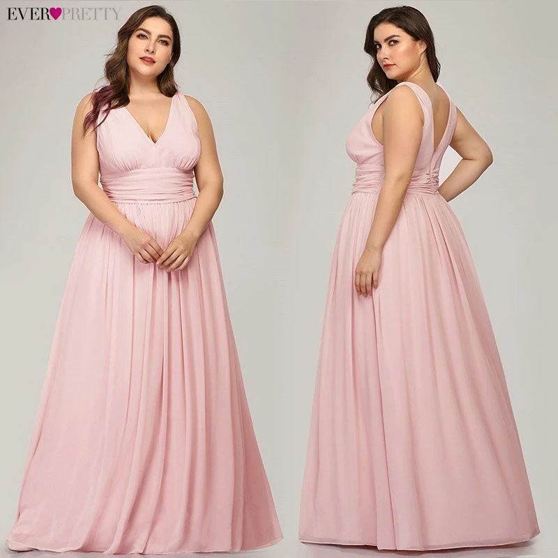 peach plus size bridesmaid dresses