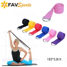 Горячая Регулируемый пояса для йоги женщин стрейч-пояс силовой тренировочный d-кольцевой ремень Фитнес трос Эспандеры для фитнеса