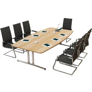 

Conference Table Office Furniture Commercial Furniture modern panel+steel office desk wholesale can customize size 2017 solid