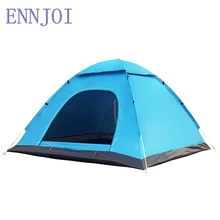 Водонепроницаемый анти-УФ открытый походные палатки 1~ 2 человек Кемпинг палатки пакет с сумкой для наружного кемпинга Пешие прогулки