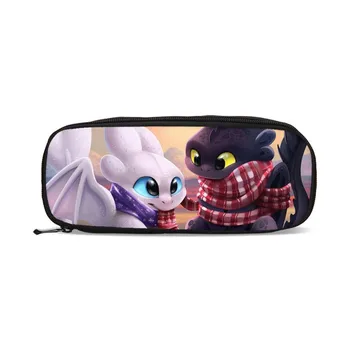

Cute Cartoon Anime How To Train Your Dragon 3D Printing Purse Girls Boys Pencil Case School Supplies Pen Pouch Wallet Sac A Main