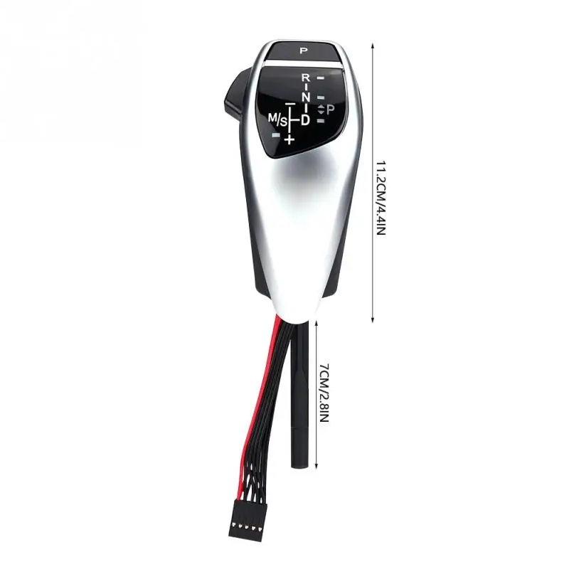 Автоматическая светодио дный Шестерни Ручка переключения для BMW E90 E91 E93 E81 E82 E84 E87 E88 E89 LHD кожаные Пластик