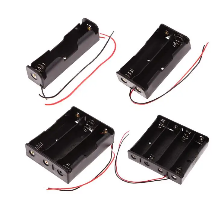 

5pcs/lot New 1x 2x 3x 4x Power Bank 18650 Battery Holder Plastic Battery Holder Storage Box Case for