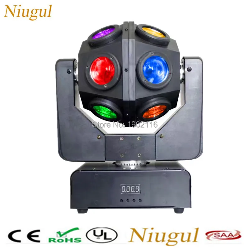 

High Brightness 12X10W LED Beam Moving Head Light /RGBW 4in1 Infinite Beam Lights/DMX512 Unrestricted Rotation Stage Lighting