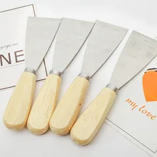 2 дюйма деревянная ручка Шпатлёвки деревянная ручка ножа Краски серый нож-скребок штукатурный шпатель Лопата настенная шпатель, лопатка Ножи