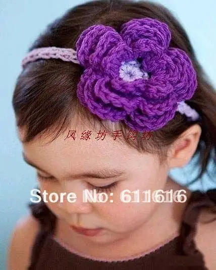 Freeshipping So Cool Big Crochet Fower Headband Knitting Freeshipping So Cool Big Crochet Fower Headband Knitting