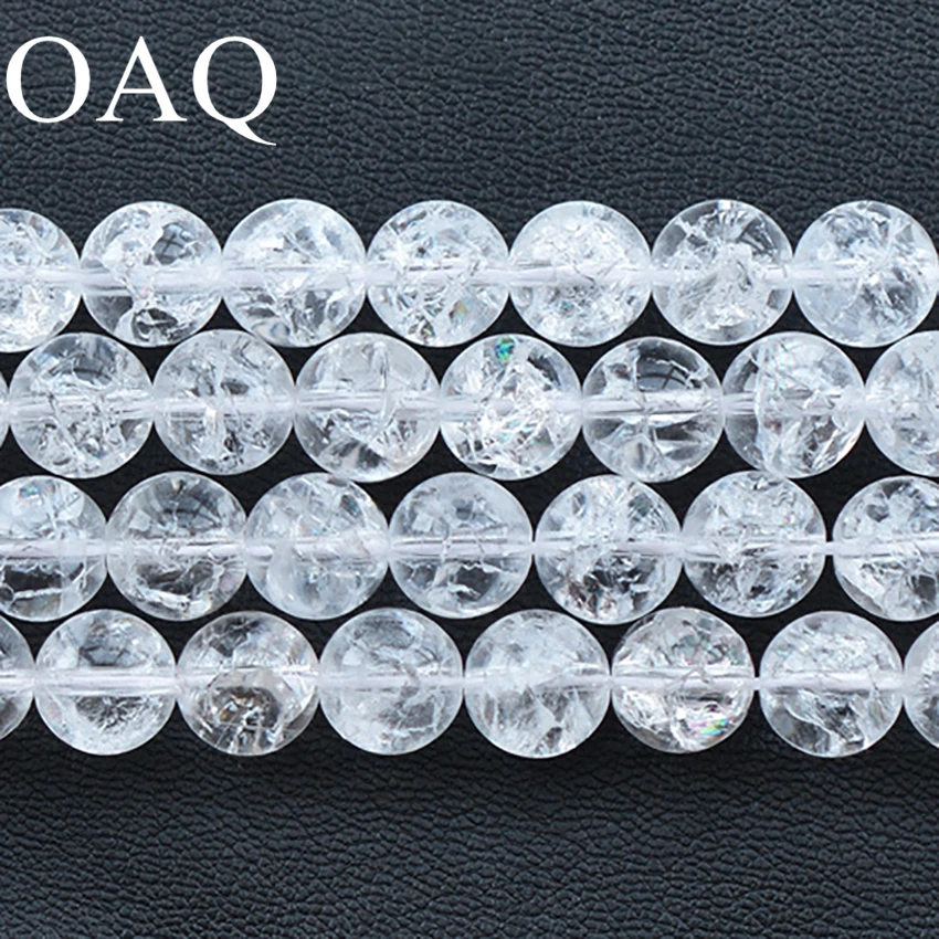 Buy Natural Stone Beads White Crystal Beads For