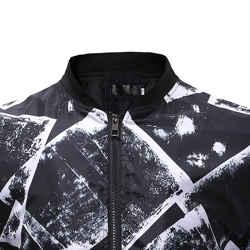 Новый демисезонный бомбер Ice Cube куртка с принтом для мужчин повседневное тонкий черный Мужская куртка-ветровка верхняя одежда пальто на