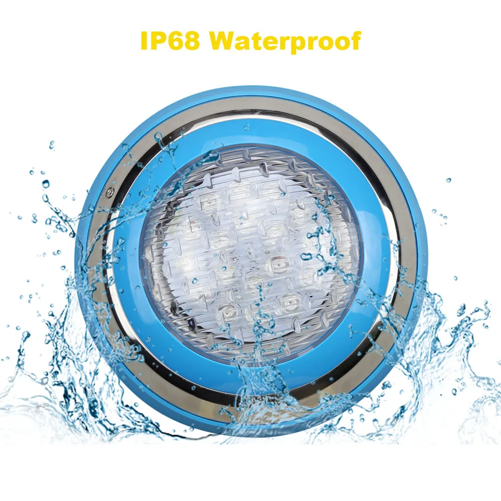 RAYWAY LED luz piscina 54 W AC/DC 12 V RGB IP68 LED control remoto bajo el agua al aire libre de la lámpara de iluminación luz estanque led piscina