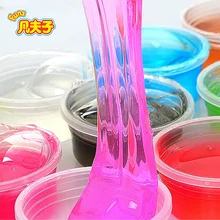 50g PCS Colorful Crystal Mud Children Educational Handgum Intelligent Plasticine Magic Play dough Crystal Clay slimeToy