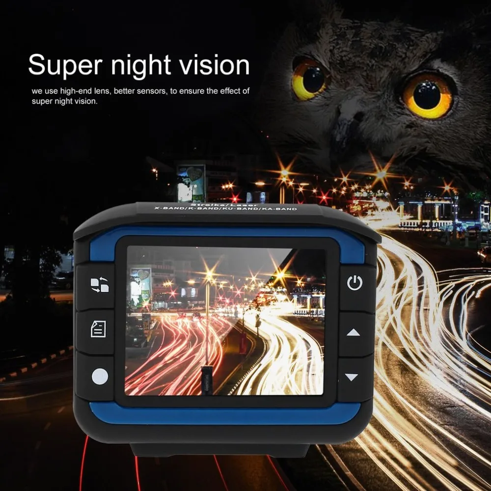 GPS Radar Detector Car DVR 3 In 1 Full HD 720P Radar Video Recording Machine Vehicle Fixed Flow Speed Driving Recorder