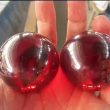 Натуральный камень цирконовый Кристалл женский красный BanZhi выделенная атмосфера шарик пара