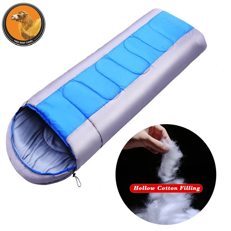 Открытый кемпинг спальный мешок для взрослых путешествия большой прямоугольный хлопок спальный мешок легкий водонепроницаемый машинная стирка