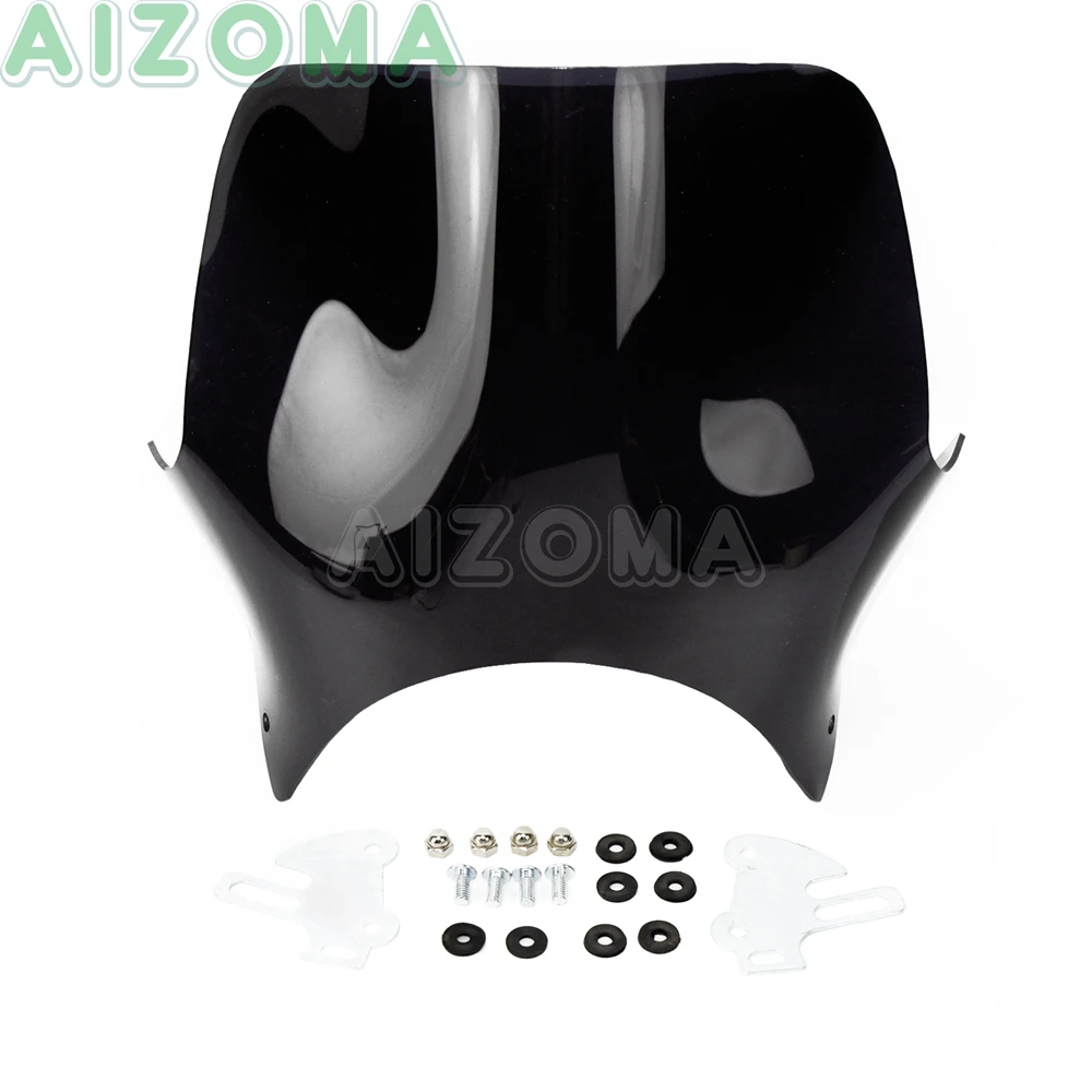 

Motorcycle Smoke Windshield Wind Deflector ABS Headlight Fairing Kit For Honda CB400 CB250 CB600 CB750 CB900 CB919 Hornet 83-19